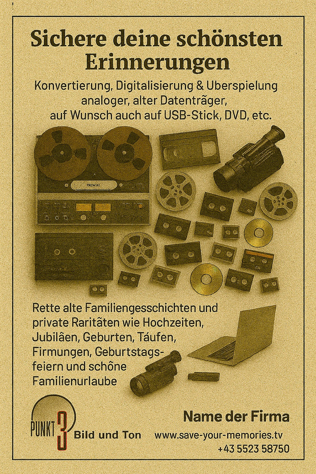 Flyer Überspielungen P3